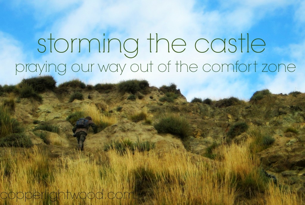 storming the castle: praying our way out of the comfort zone