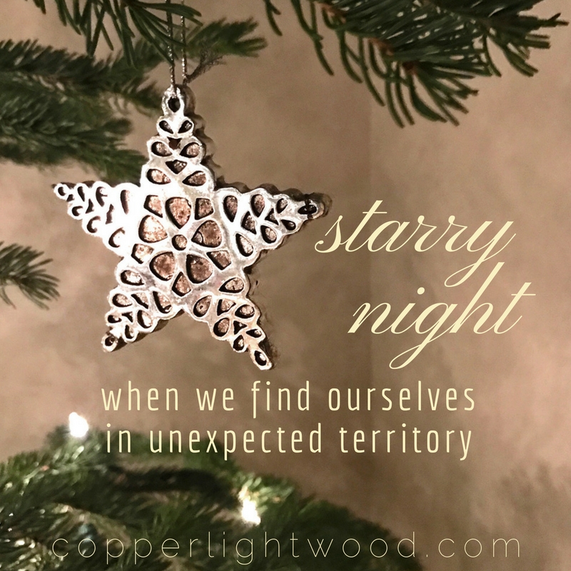 starry night: when we find ourselves in unexpected territory