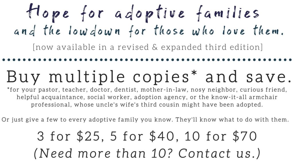 upside down: hope for adoptive families and the lowdown for those who love them