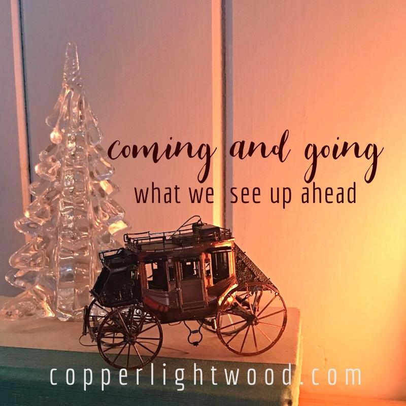 coming and going: what we see up ahead